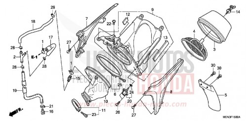 AIR CLEANER CRF450R9 de 2009